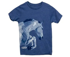 Breyer Blue Jumping Horse Youth T-Shirt