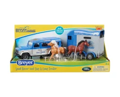 Breyer Farms™ Land Rover® and Tag-A-Long Horse Trailer