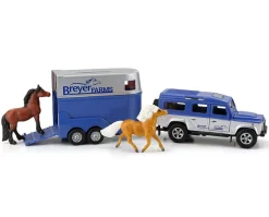Breyer Farms™ Land Rover® and Tag-A-Long Horse Trailer