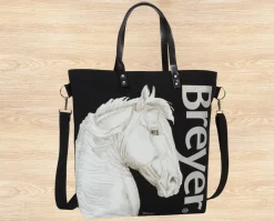 Dark Sketch Horse Tote Bag