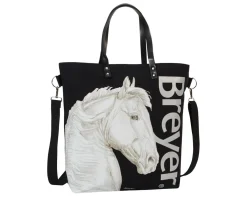 Dark Sketch Horse Tote Bag