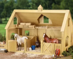 Deluxe Wood Barn with Cupola