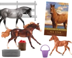 Sea Star and Playful Pony Family | Book & Horse Set