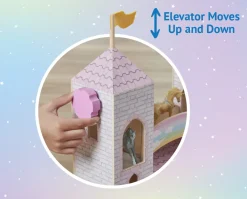 Unicorn Magic Deluxe Wood Castle Playset
